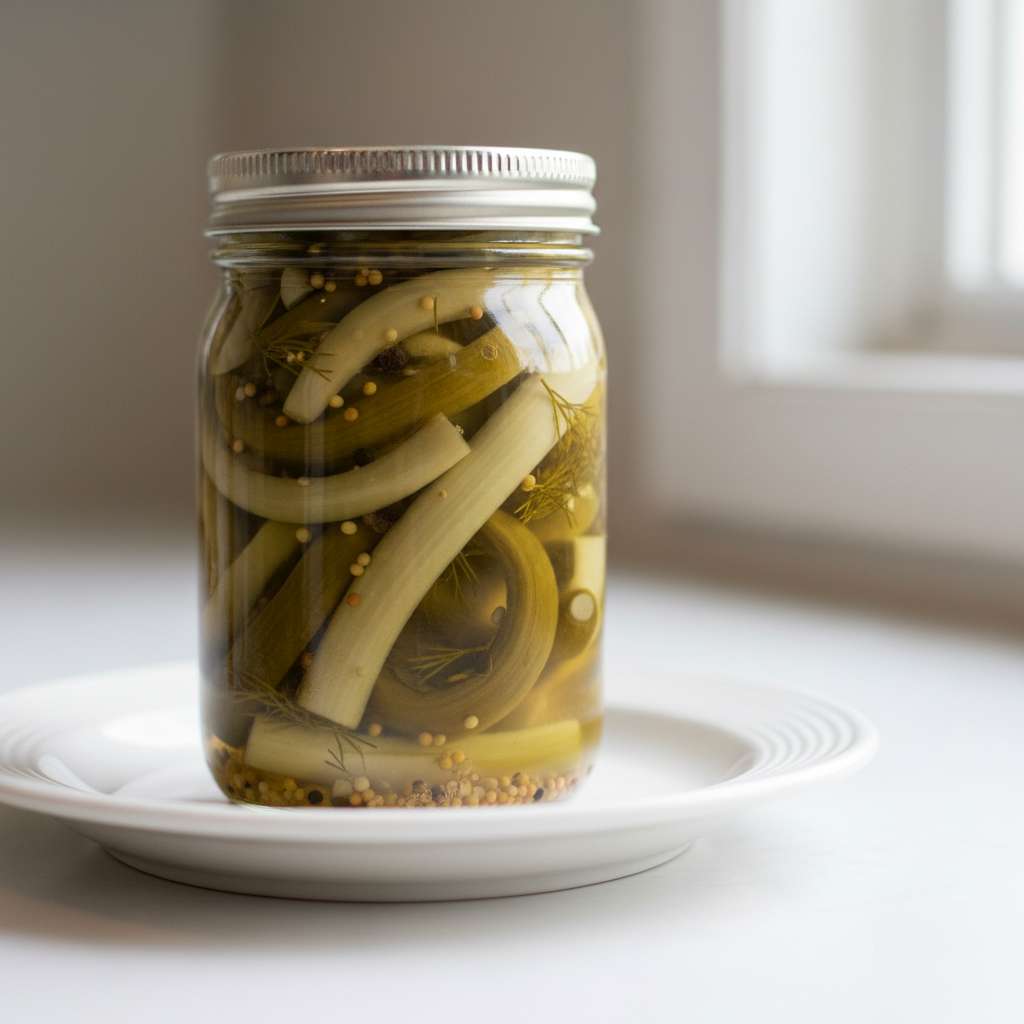 Preserve Garlic Scape Pickles