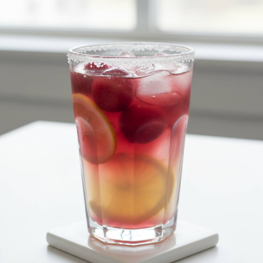 Refreshing Cherry Tea Lemonade