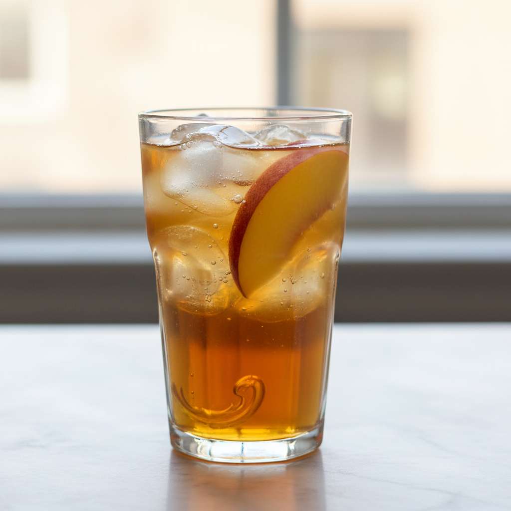 Refreshing Homemade Honey Peach Sweet Tea