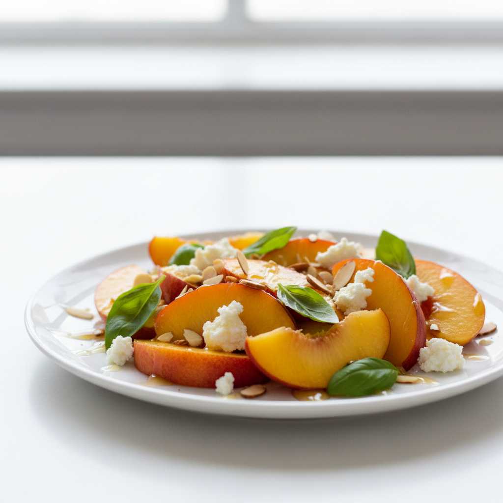 Refreshing Summer Peach Salad Recipe