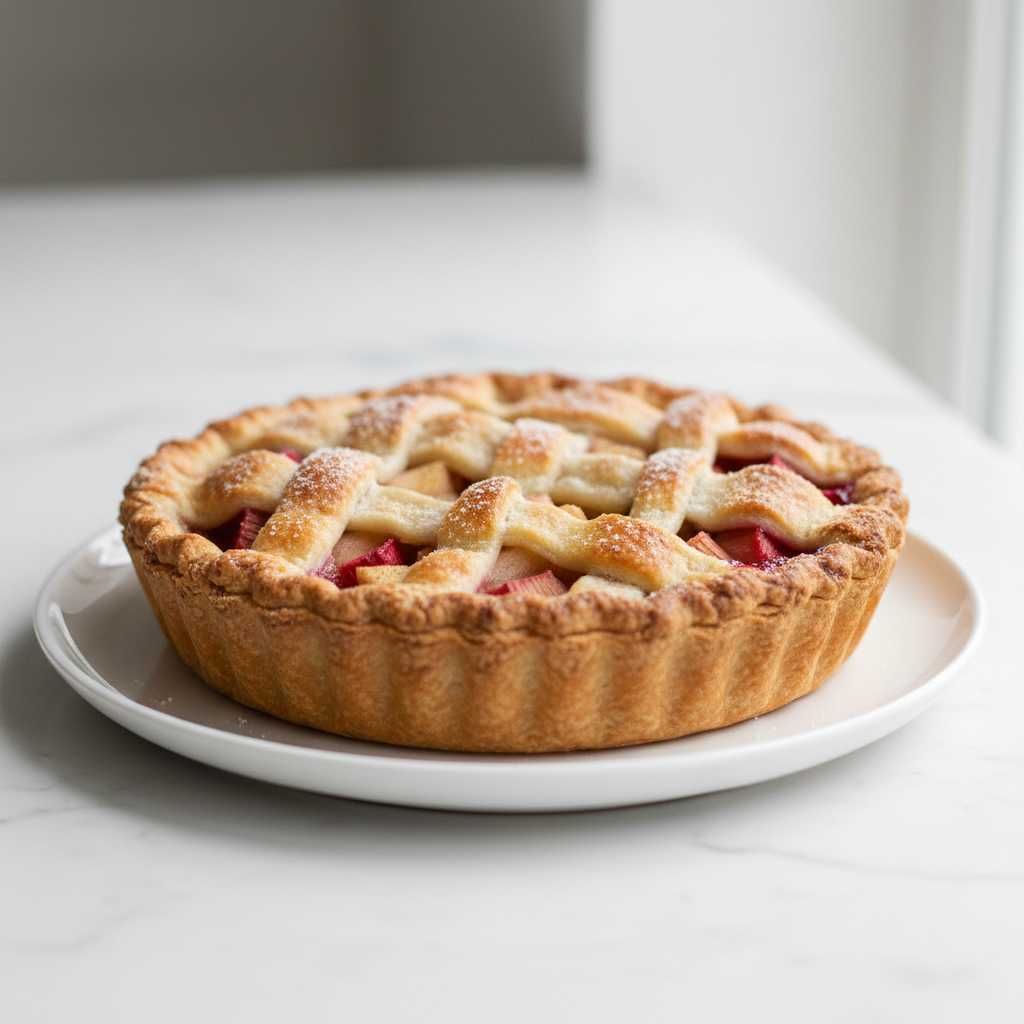 Best Rhubarb Apple Pie Recipe 2 Rhubarb Apple Pie