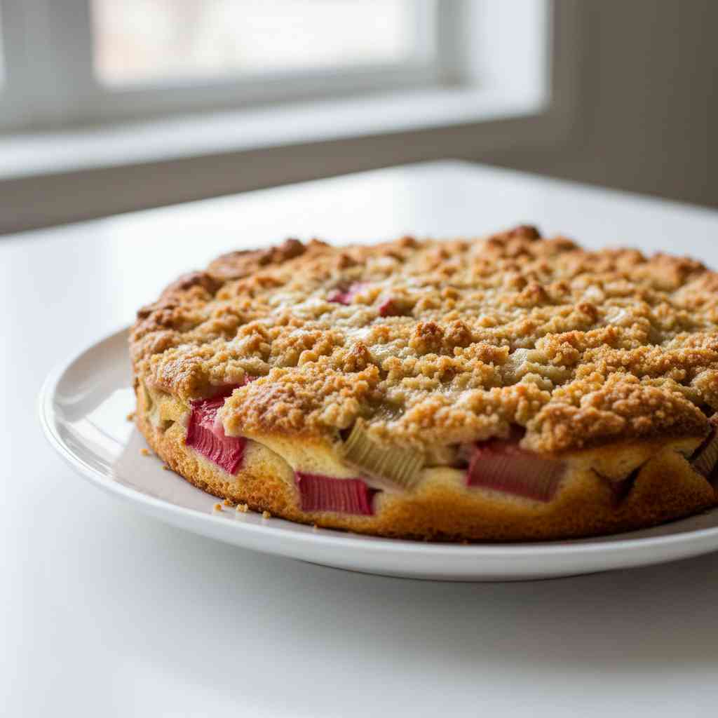 Rhubarb Buckle