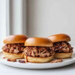smoked pulled pork sandwiches