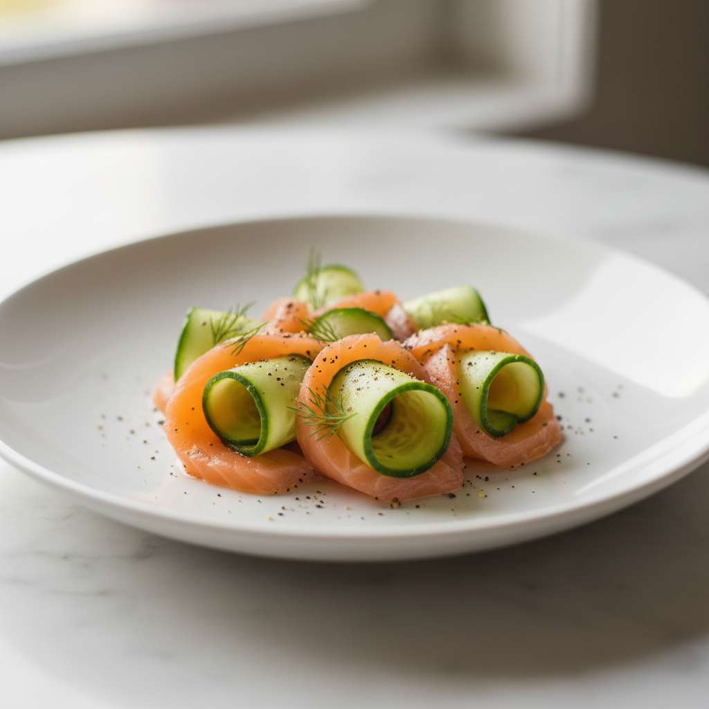 Smoked Salmon Cucumber Appetizer