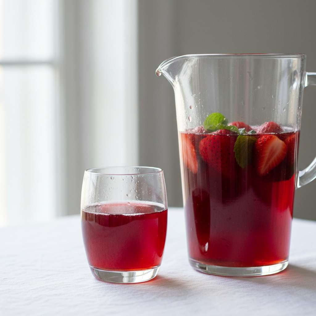 Strawberry Simple Syrup 2 Strawberry Simple Syrup