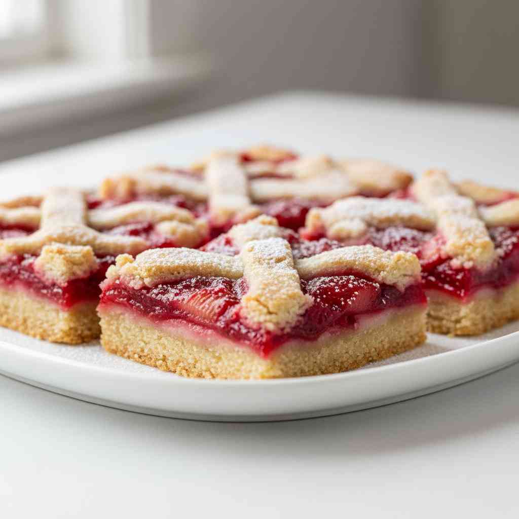Sweet Tart Rhubarb Dream Bars 2 Sweet Tart Rhubarb Dream Bars
