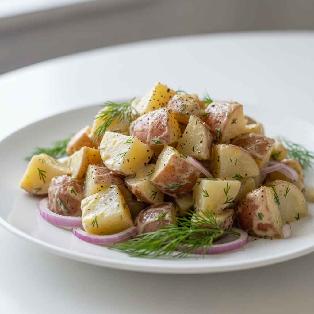 Zesty Creamy Dill Potato Salad