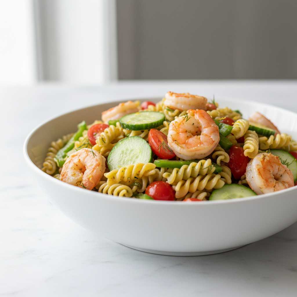 Zesty Shrimp Pasta Salad Recipe