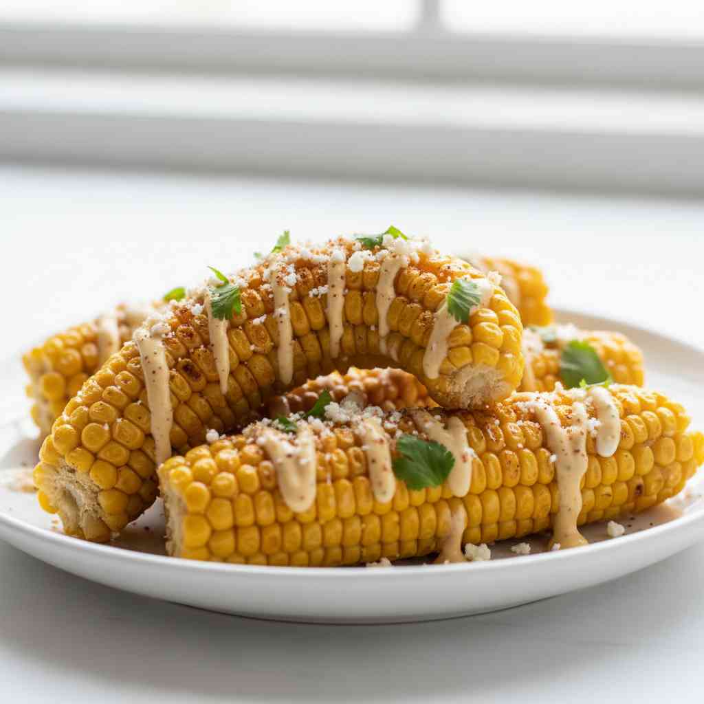 Air Fryer Elote Corn Ribs Recipe