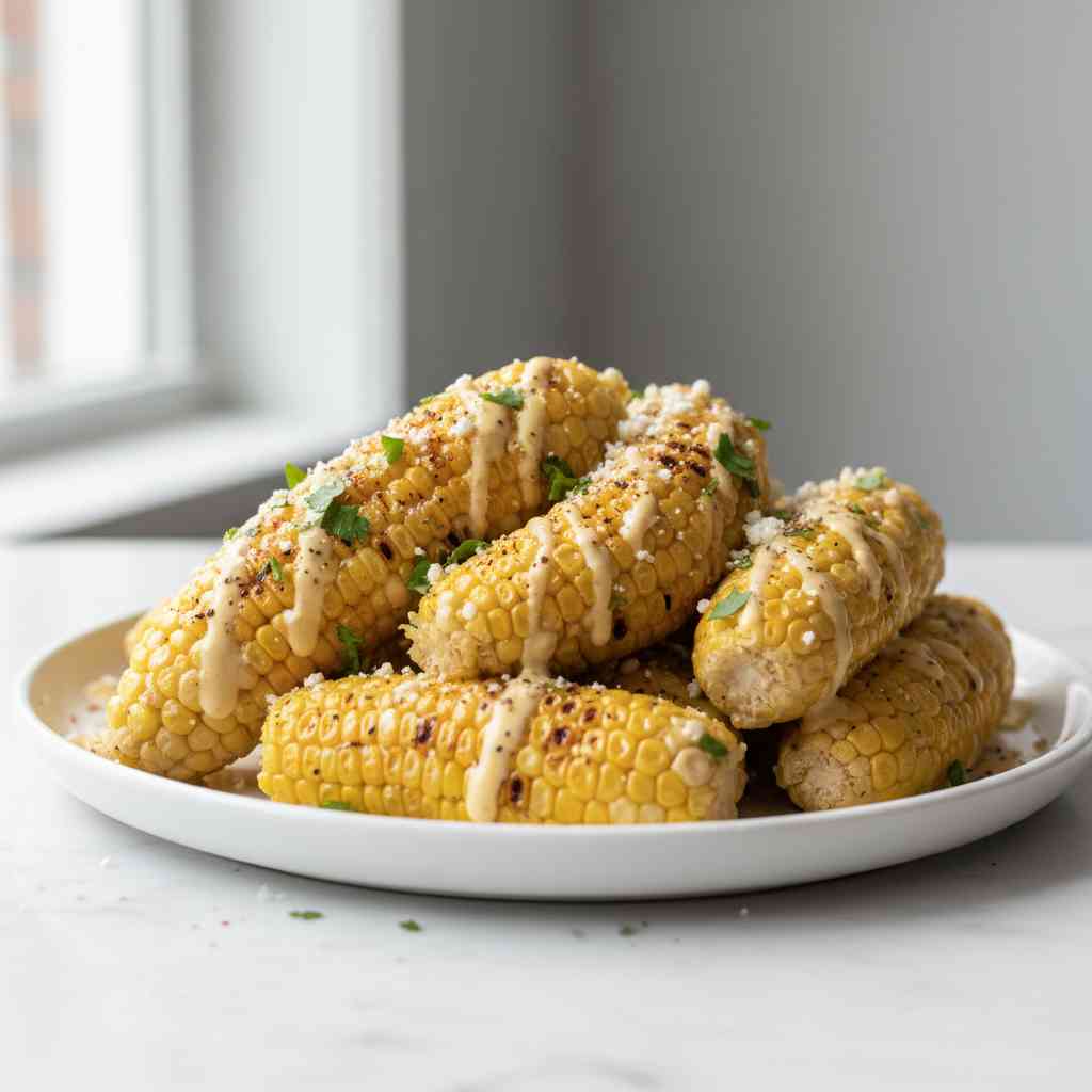 Air Fryer Street Corn Ribs