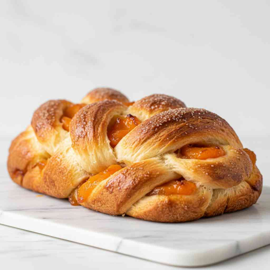 Apricot Filled Braided Sweet Bread 2 Apricot Filled Braided Sweet Bread
