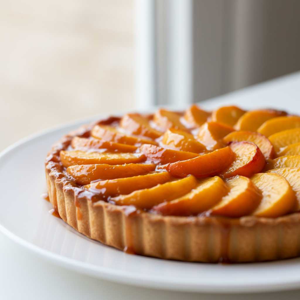 Caramel Nectarine Tart