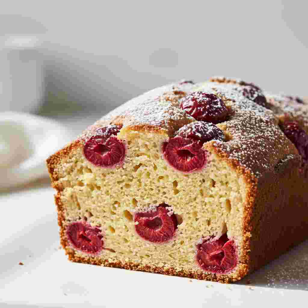 Cherry Loaf Cake Sweet Cherries