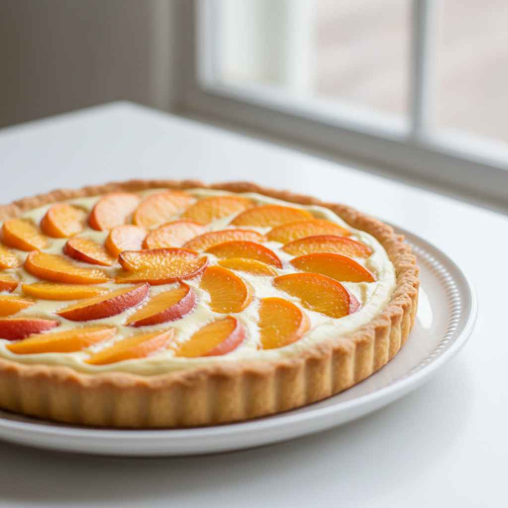 Cream Cheese Nectarine Tart
