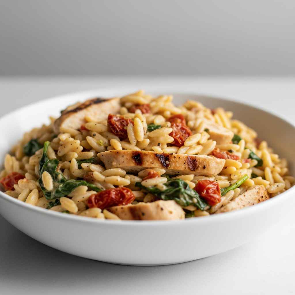 Creamy Tuscan Orzo Recipe