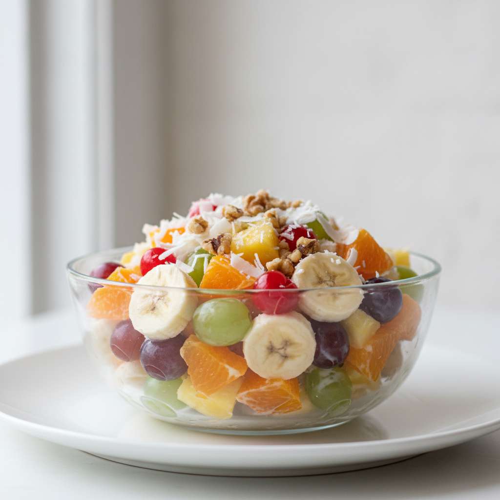 Easy Ambrosia Salad Healthy Recipe 2 Easy Ambrosia Salad Healthy Recipe