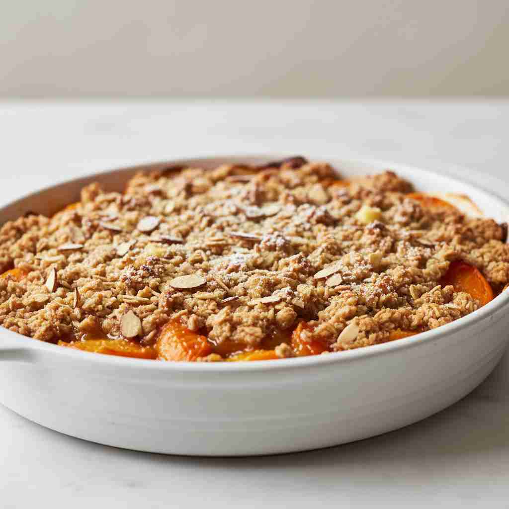Easy Apricot Crisp Recipe - Traditional Country Recipe