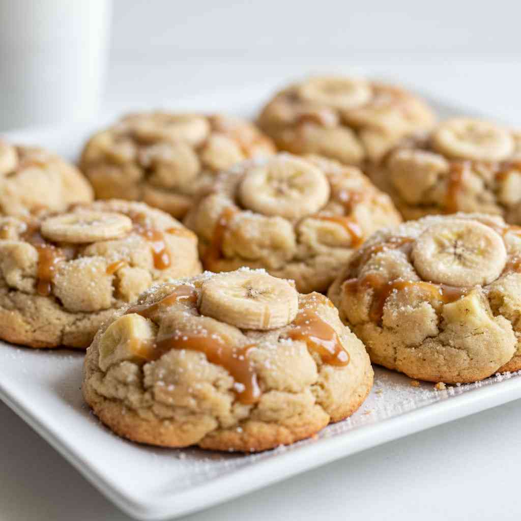 Easy Banana Pudding Cookies 2 Easy Banana Pudding Cookies