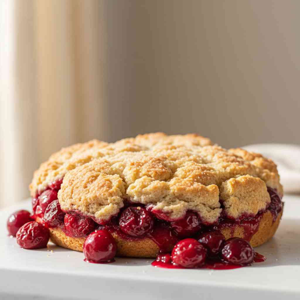Easy Cherry Cobbler Recipe 2 Easy Cherry Cobbler Recipe