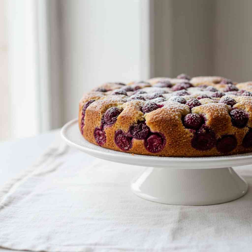 Fresh Cherry Cake Recipe