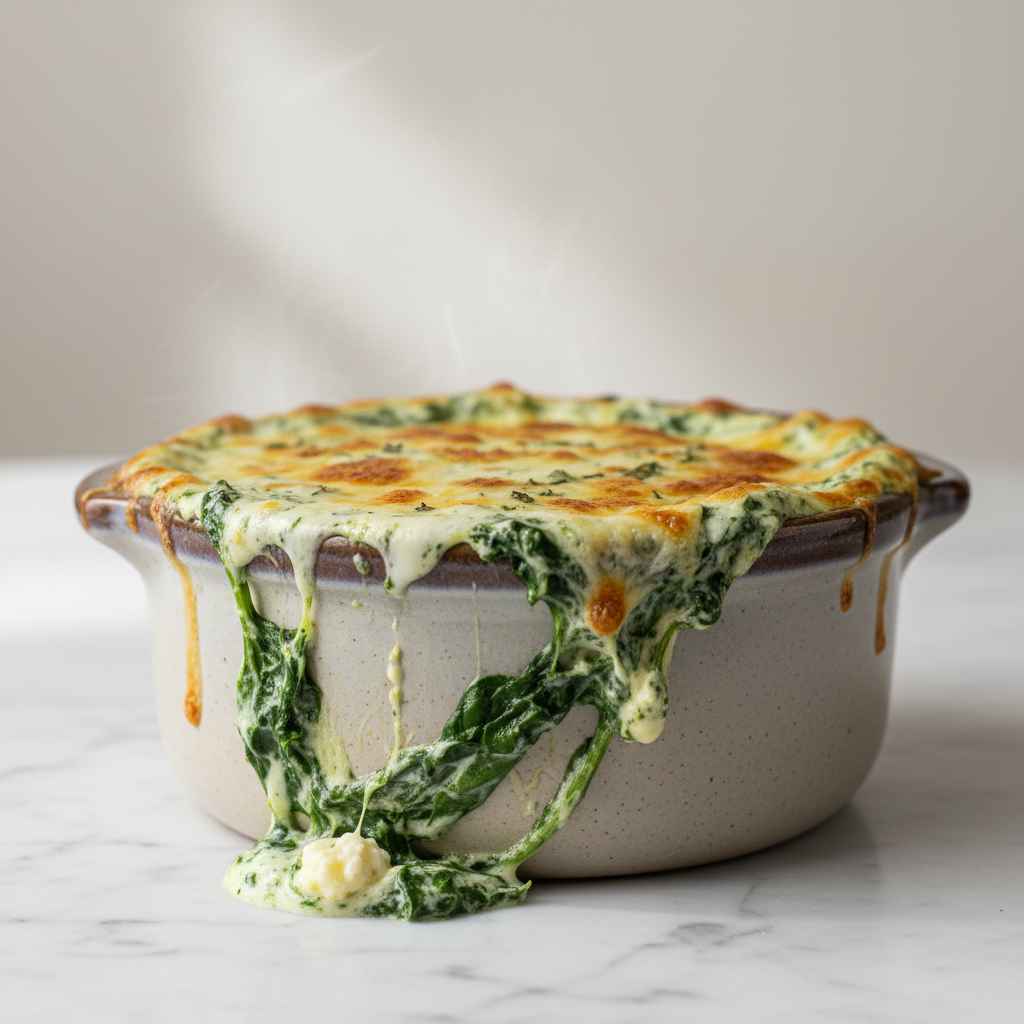 Healthy Crock Pot Spinach Dip