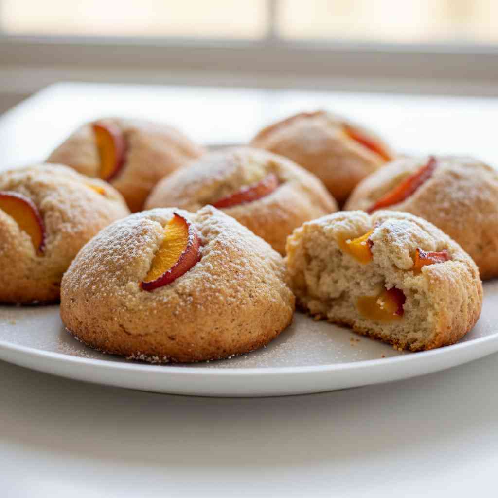 Nectarine Sconecakes