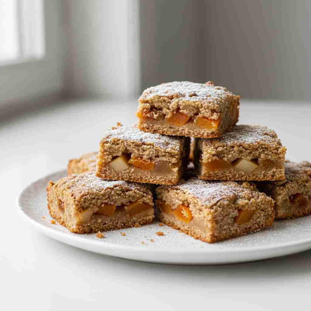 Pear Apricot Snack Bars