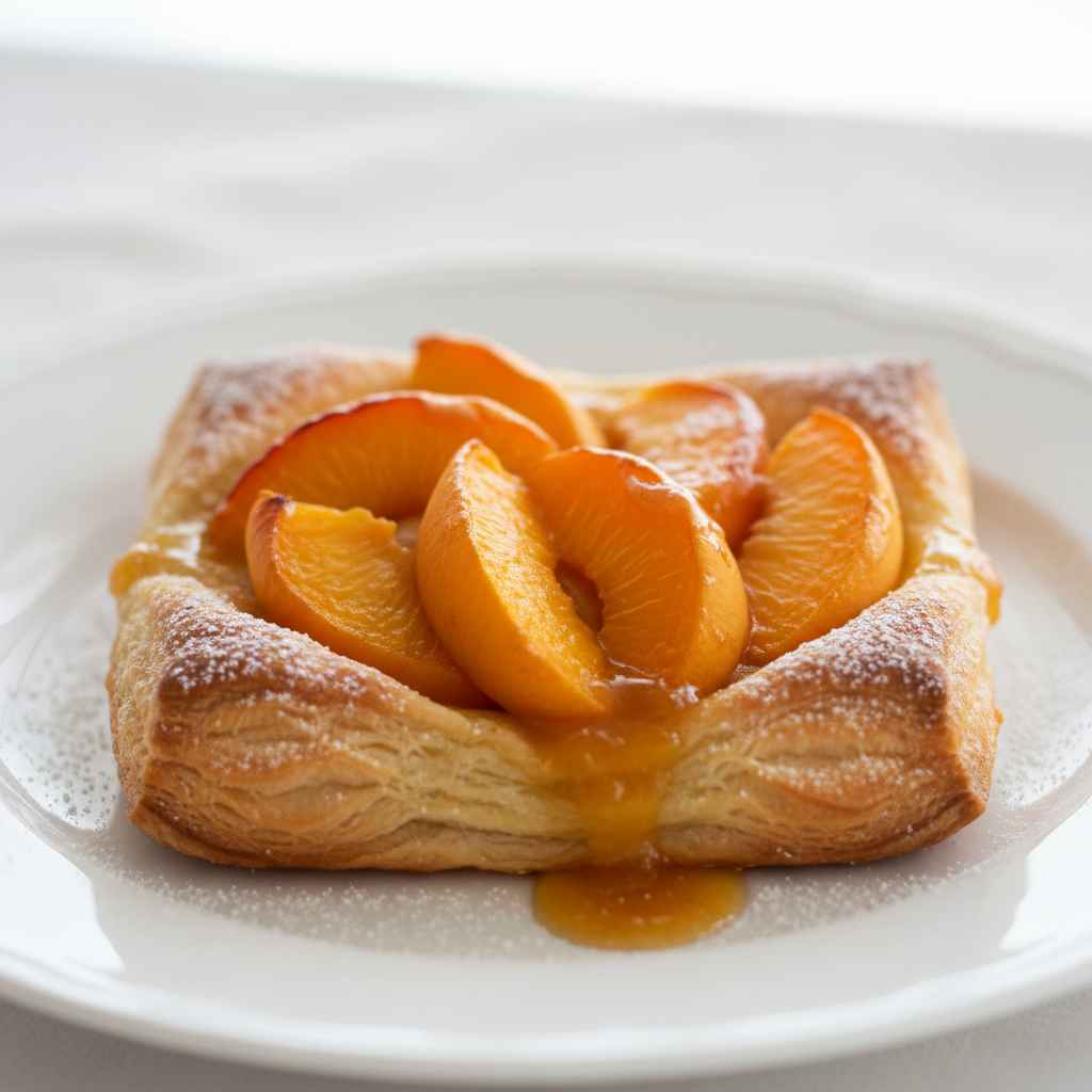 Simple Nectarine Puff Pastry