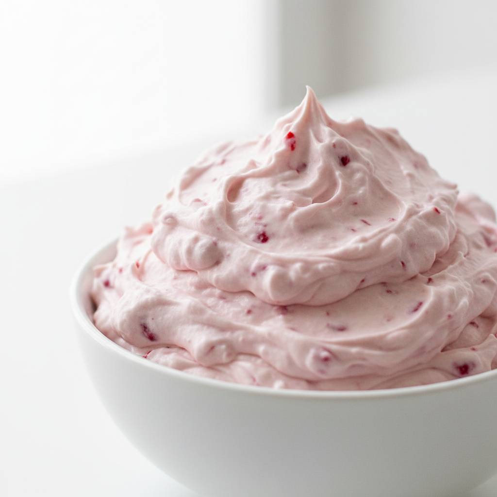 Sweet Fluffy Strawberry Dip