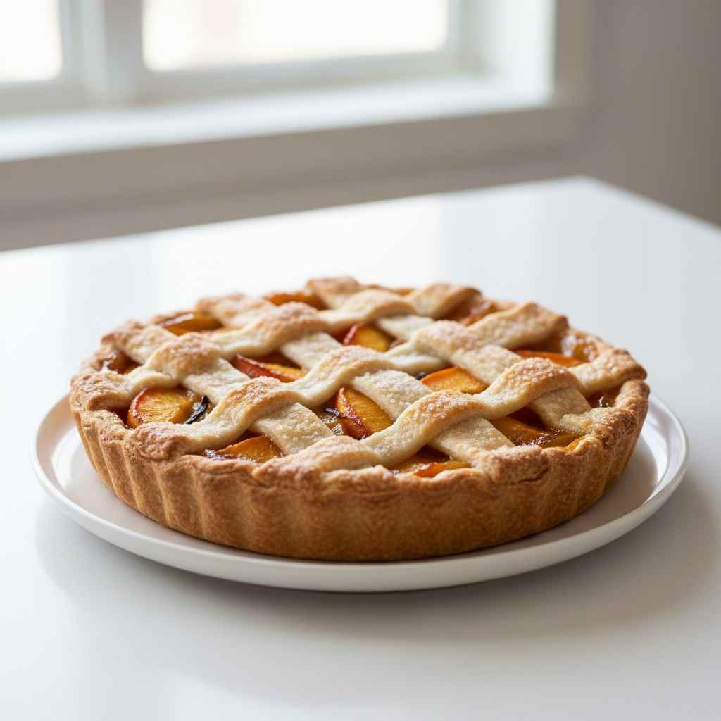 Vanilla Nectarine Pie Recipe