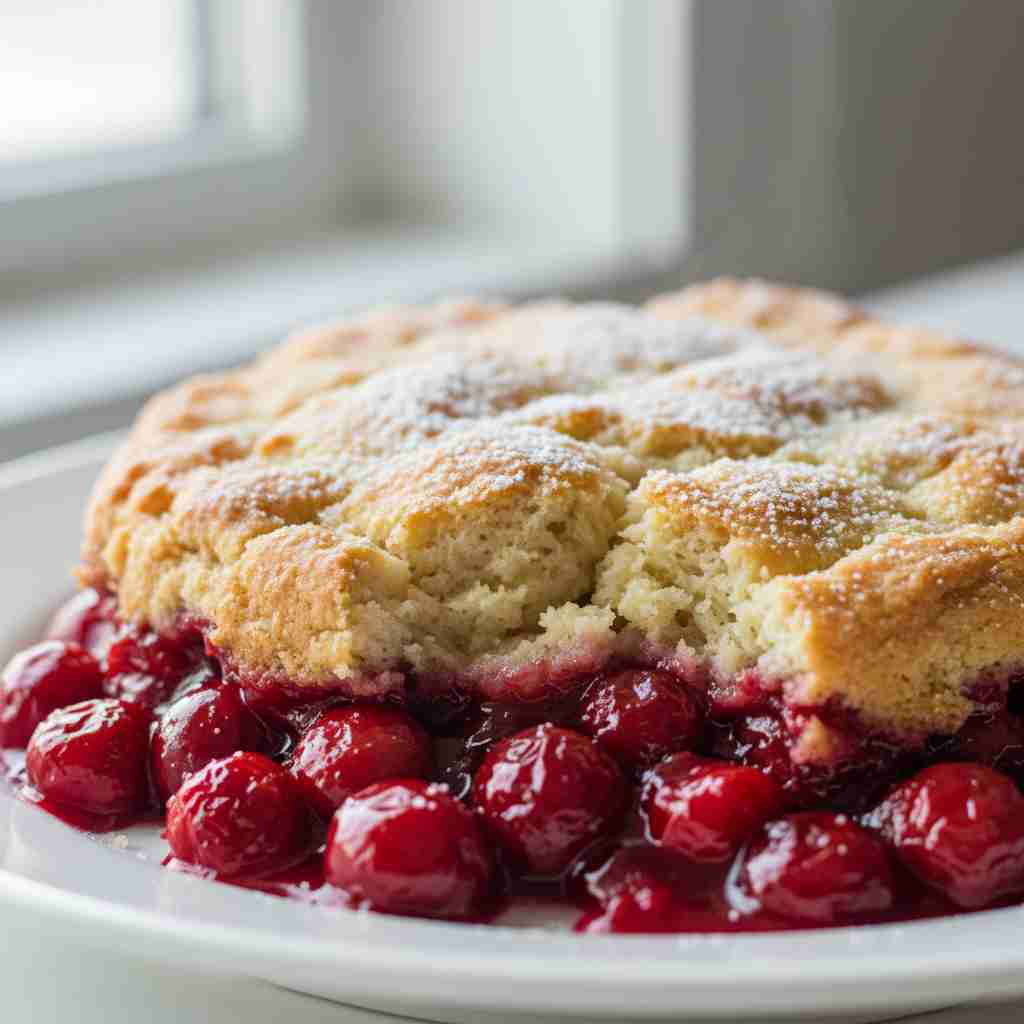 Warm Cherry Cobbler Recipe