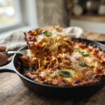 Viral No-Fold Savory Dumpling Lasagna Bake
